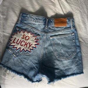 Lucky Brand Shorts Lucky Brand High Rise So Lucky Denim Shorts